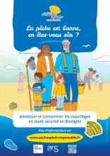 affiche pêche à pied